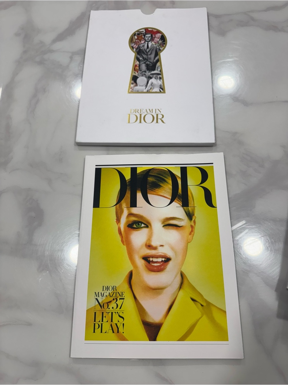 Dior Yellow Fashion Magazine Cover book